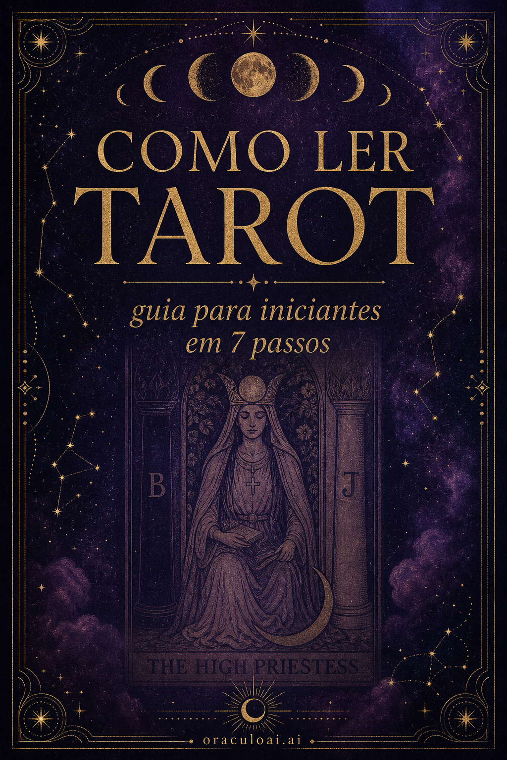 Cartas de tarot iluminadas