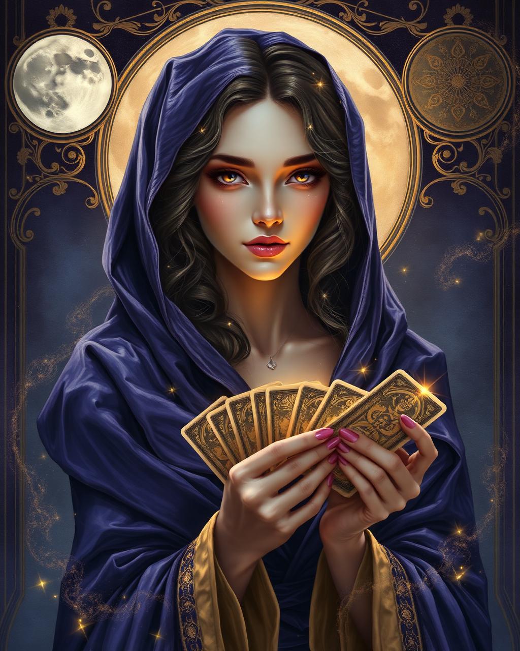 Selene, a cartomante do Oráculo AI